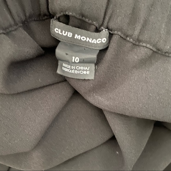 Club Monaco Black Off The Shoulder Sophia Top Womens size 10 - Picture 9 of 10